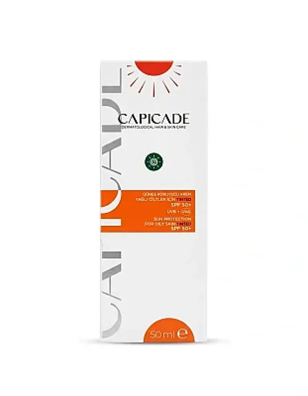 Capicade Güneş Kremi SPF 50 Yağlı Cilt 50 ml