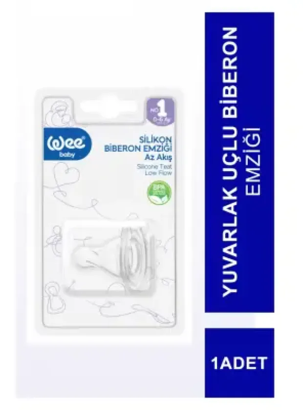 Wee Baby 866 Yuvarlak Uçlu Biberon Emziği No:1