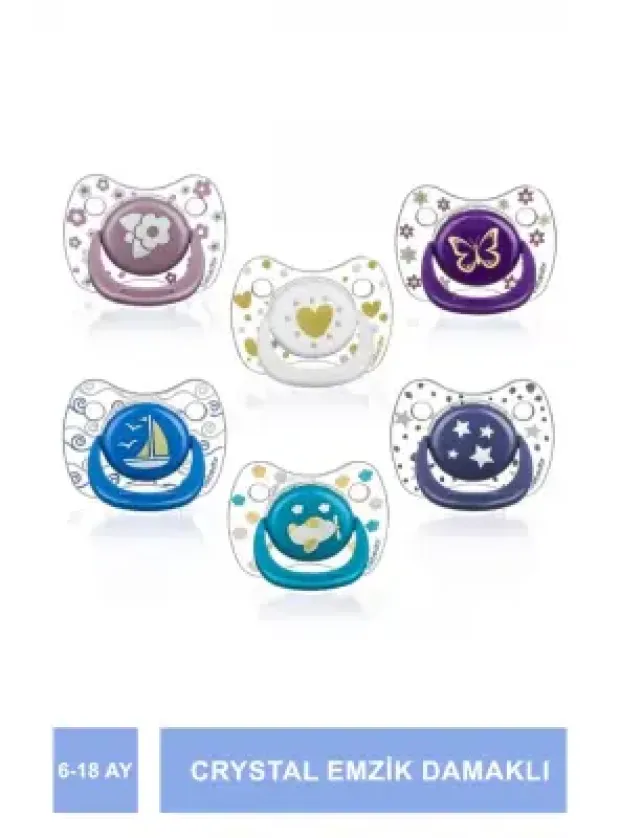 Bebedor Crystal Emzik Damaklı No: 2 6-18 Ay -172-