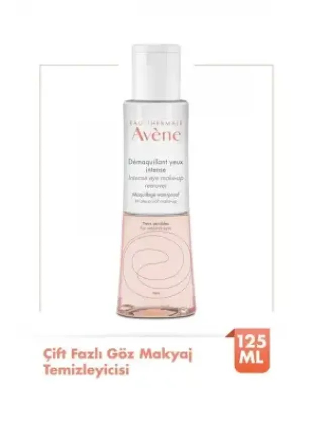 Avene Intense Eye Make-Up Remover Çift Fazlı Göz Makyaj Temizleyicisi 125 ml
