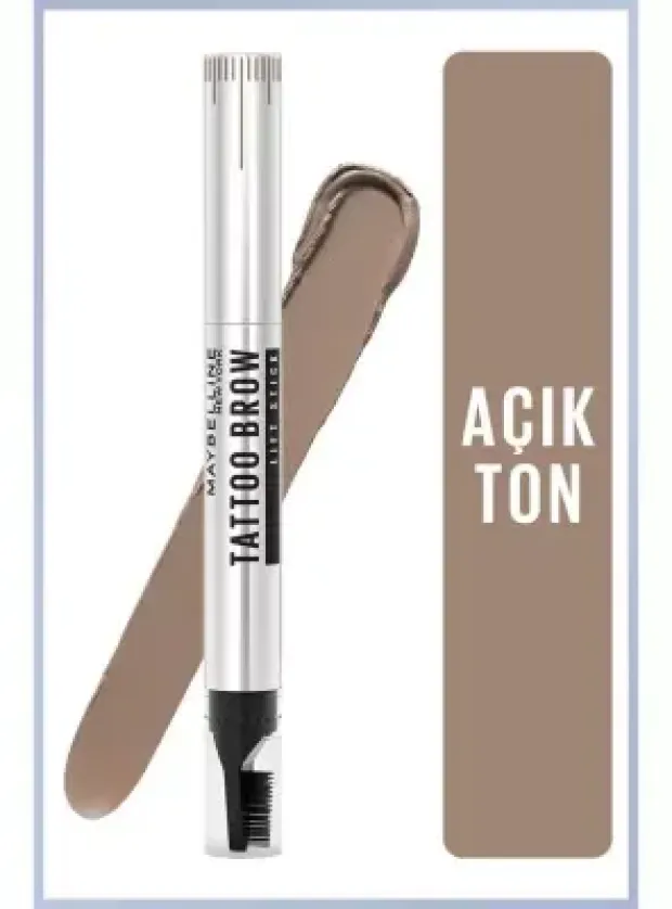 Maybelline New York Tattoo Brow Lift Kaş Kalemi- 01 Blonde -Açık Ton-