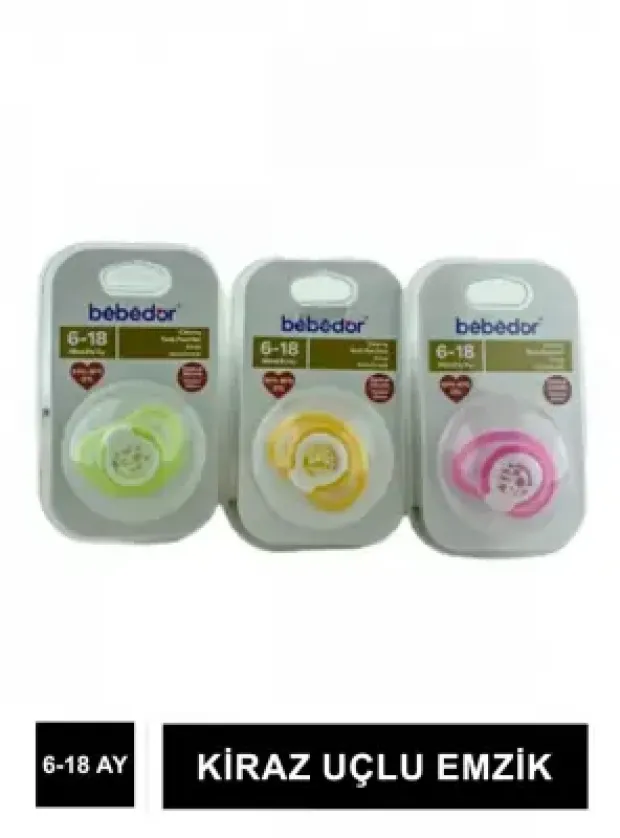 Bebedor Kiraz Uç Emzik Cherry No:2 6-18Ay -102-