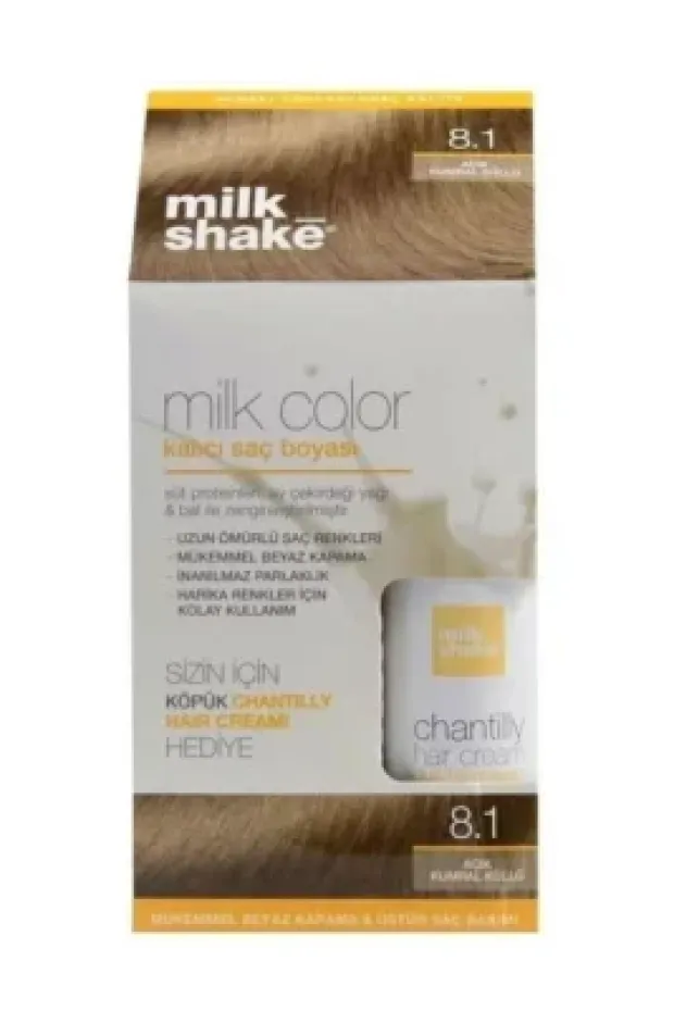 Milk Shake Milk Color Eko Kit Saç Boyası Orta Kumral - 8.1