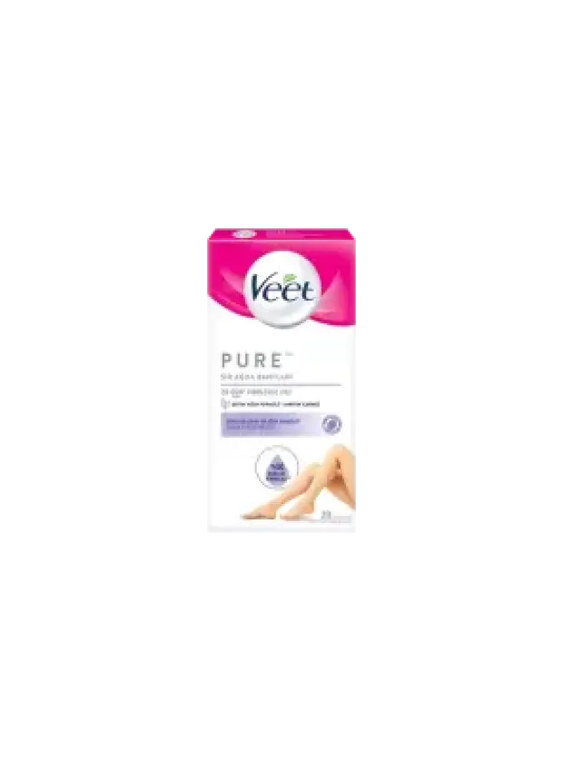Veet Pure Hipoalerjenik Bacak & Vücut Bölgesi Sir Ağda Bantları 20 Adet