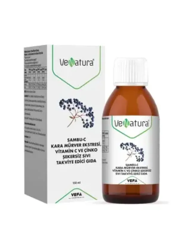 VeNatura Sambu-C Kara Mürver Ekstresi Takviye Edici Gıda 150 ml
