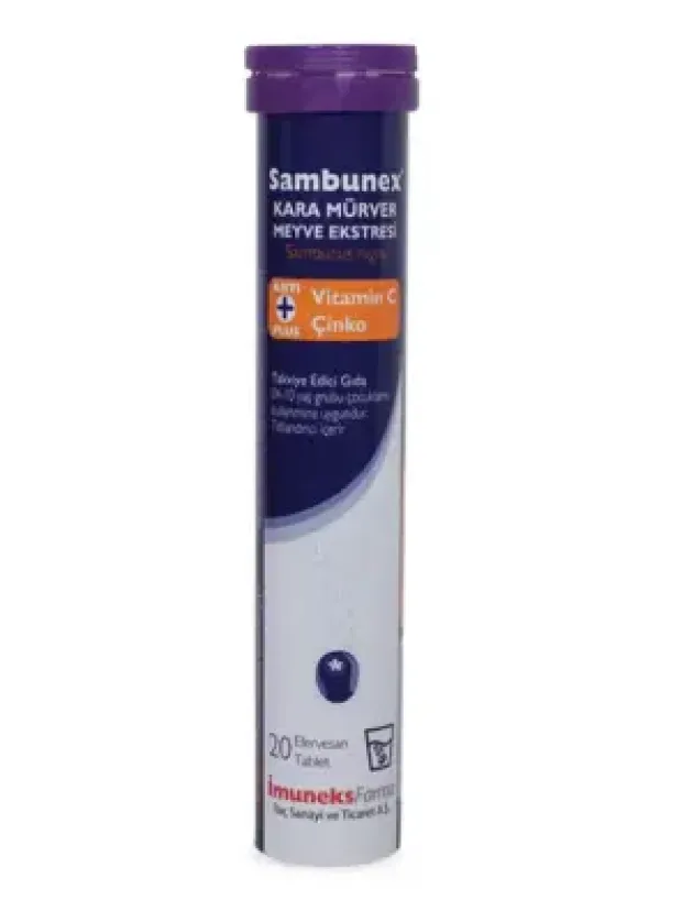 İmuneks Sambunex 20 Efervesan Tablet