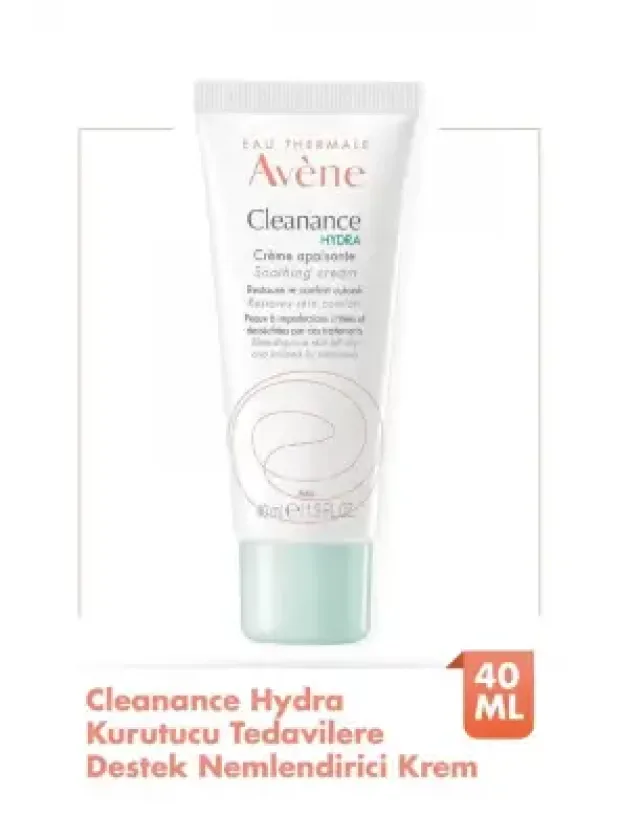 Avene Cleanance Hydra Yıpranmış ve Kurumuş Ciltler için Nemlendirici Krem 40 ml